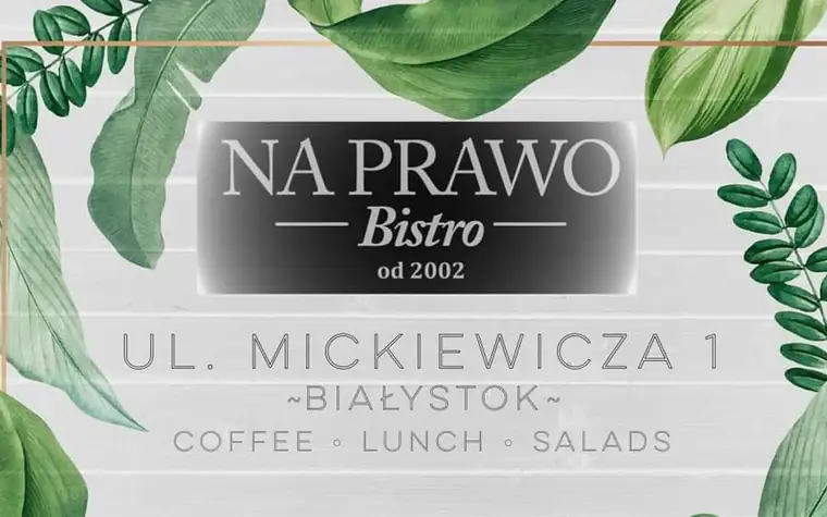Szyld przy Mickiewicza 1